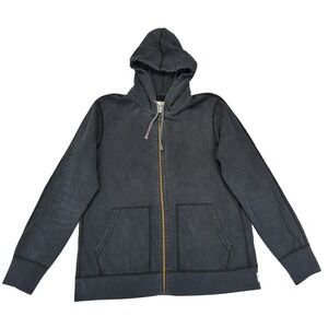 Reigning Champ x Club Monaco Mens Full Zip Up Hoodie Jacket Large Made in Canada